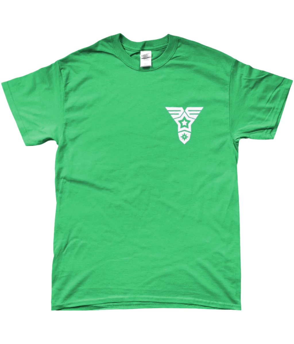 Elegant Skater Green T-Shirt