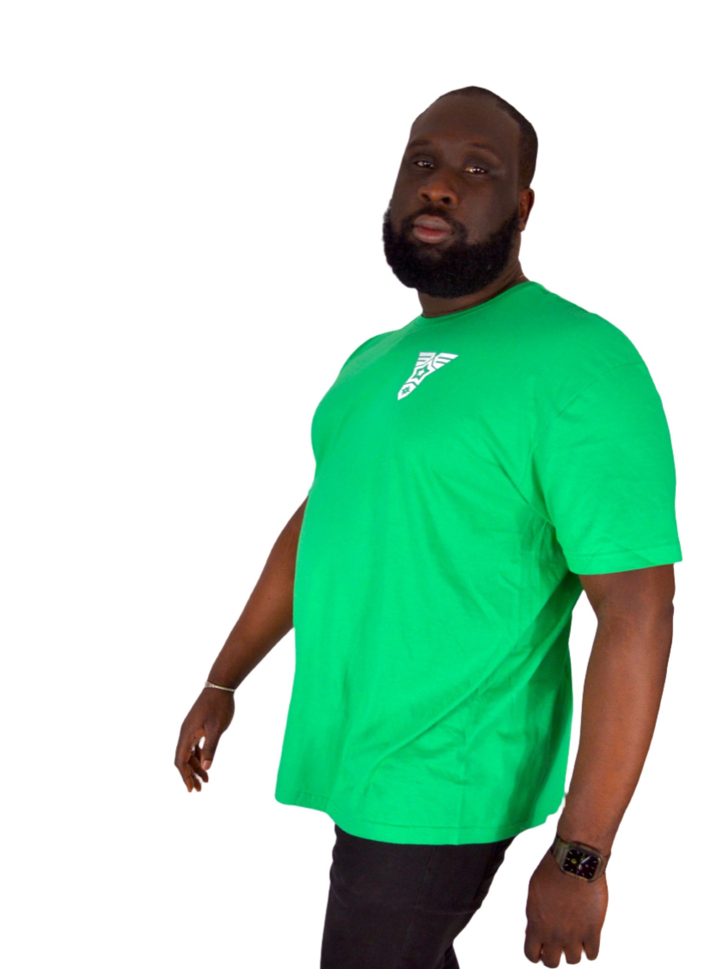 Elegant Skater Green T-Shirt